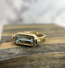 Load image into Gallery viewer, Emerald cut Tourmaline ring