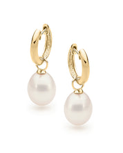 Load image into Gallery viewer, Drop pearl earrings